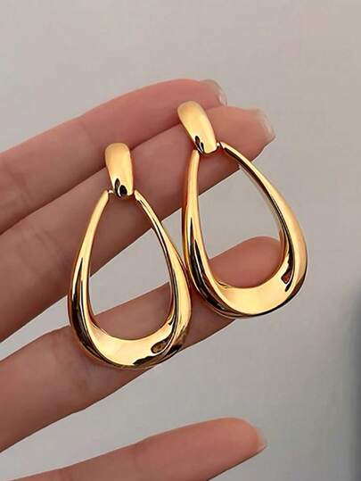 Tear Drop Crystal Earring Stud For Women 1Pair Valentine's Day Accessories