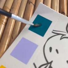 Pocket Watercolor Painting Book - Mini Watercolor Paint Pads, Fruit Pattern Watercolor Workbook Set,Travel Paint Watercolor Coloring Book Set For, Adults, Boys And Girls, Party Birthday - Pink - View 10