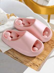 女士按摩拖鞋，穴位刺激，防滑，室内浴室足疗凉鞋，夏季