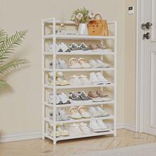 1pc 3-7 Tier Simple Shoe Rack, Dust-Proof Shoe Cabinet For Entryway, Dorm, Indoor, Balcony - Multicolor - View 18
