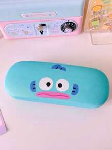 Sanrio 1pc Cute Cartoon Character Pattern Glasses Case, Crush Resistant Fashionable Eyeglasses Storage Case With Wear-Resistant Soft Lining, New And Simple Design, Convenient And Portable With Waterproof And Dustproof Function Suitable Various EyeGlasses Accessories For Women