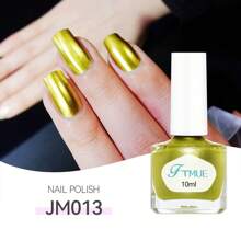 镜面指甲油、速干金属指甲油、冰透明荧光指甲油、亮丽多彩指甲油、炫彩反光指甲油、风干型、快速亮泽、温和气质、美甲DIY家用，23种颜色可选 - 彩色 - 查看 13