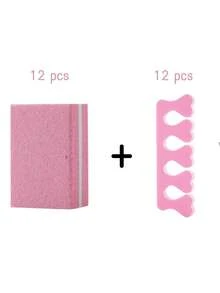 1/10/30/50/100/150/300/500片装迷你指甲抛光块，适用于亚克力指甲和天然指甲，100/180目指甲抛光块，散装指甲抛光块，专业美甲锉