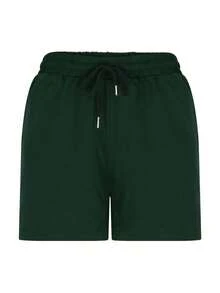 Shorts Athletic Workout Sweat Shorts Women Casual Summer Athletic Shorts Drawstring Comfy Shorts High Waist Running Shorts Spandex Shorts - 綠色 - 查看 3