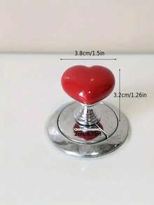 2/5/10个装心形马桶水箱辅助按钮，马桶水箱装饰辅助按钮，水箱膨胀冲水开关，夏季浴室装饰辅助开关，浴室配件，浴室工具 - 彩色 - 查看 7