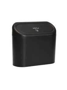 1 件防漏迷你车载垃圾桶带盖，含 30 个垃圾袋，方便卫生的汽车配件，车门悬挂式女士储物收纳盒，旅行必备品，返校宿舍储物秋季装饰