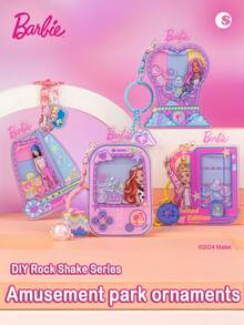 Mattel 1 مجموعة حقيبة مفاتيح مُرخصة رسميًا من باربي صندوق مفاجأت صندوق أعمى صندوق الهاتف المحمول P & amp؛ حقيبة محفظة معلقة عشوائية واحدة هدايا عيد ميلاد وعيد الميلاد - BB-202501-4 - مشاهدة 1