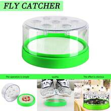 Fly Catching Artifact Hotel Home Silent Fly Cage Sweeps Away All Flies Without Electricity Fly Box - màu xanh lá - Xem 1