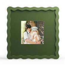 1个波浪形多色相框（红、黄、蓝、绿、白、黑），时尚百搭的家居和办公装饰 - 适合桌面和墙面展示，完美的乔迁礼物（不含照片） - 彩色 - 查看 41