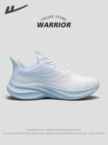 WARRIOR 1 Par Zapatillas de Correr para Mujer 2025 Nueva Serie Guerrera, Color Azul, Cordones, Parte Superior de Malla Transpirable, Suela Ligera y Suave, Adecuado para Correr al Aire Libre, Fitness, Caminar, Ir al Trabajo y Uso Estudiantil, Popular entre los Jóvenes