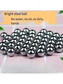 100pcs 0.9cm Outdoor Hunting Slingshot Ammo Balls, Suitable For Christmas, Outdoor Slingshot, Long Distance Shooting Practice, Enough Weight, Spherical Low Wind Resistance, High Accuracy