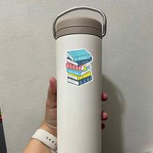 1 PIEZA Pegatina "Un libro es un sueño que sostienes en tu mano" para amantes de los libros, escritores y soñadores, ideal para rincones de lectura, portadas de diarios, carritos de biblioteca, lectores electrónicos, espacios de estudio y rincones acogedores, un regalo pensativo para buscadores de historias y almas literarias - Multicolor - Ver 5
