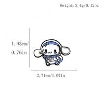 Sanrio Sanrio 1 szt./5 szt. Hello Kitty Kuromi Anime Cartoon Urocza i oryginalna broszka metalowa naszywka, dodatek do odzieży, plecaka, nadaje się do noszenia na co dzień i jako prezent dla przyjaciół. Akcesoria biurowe, koszule, kurtki, biżuteria, Boże Narodzenie, Halloween.