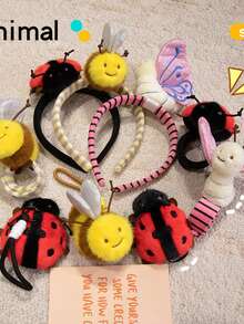 3 Styles Girls Headband Accessories, Bee, Butterfly, Ladybug Design