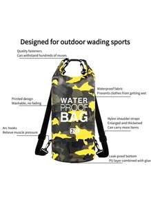 Floating Waterproof Dry Bag Backpack, Roll-Top Design To Keep Gear Dry, Suitable For Kayaking, Rafting, Boating, Camping, Hiking, Beach, Fishing, Swimming Activities