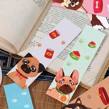 20张狗狗造型简约小卡片书签，学生装饰纸质书签 - 彩色 - 查看 4