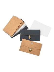 50 件手链展示卡支架吊牌适用于项链珠宝零售小型企业包装材料供应 - 手鍊卡片 - 查看 1