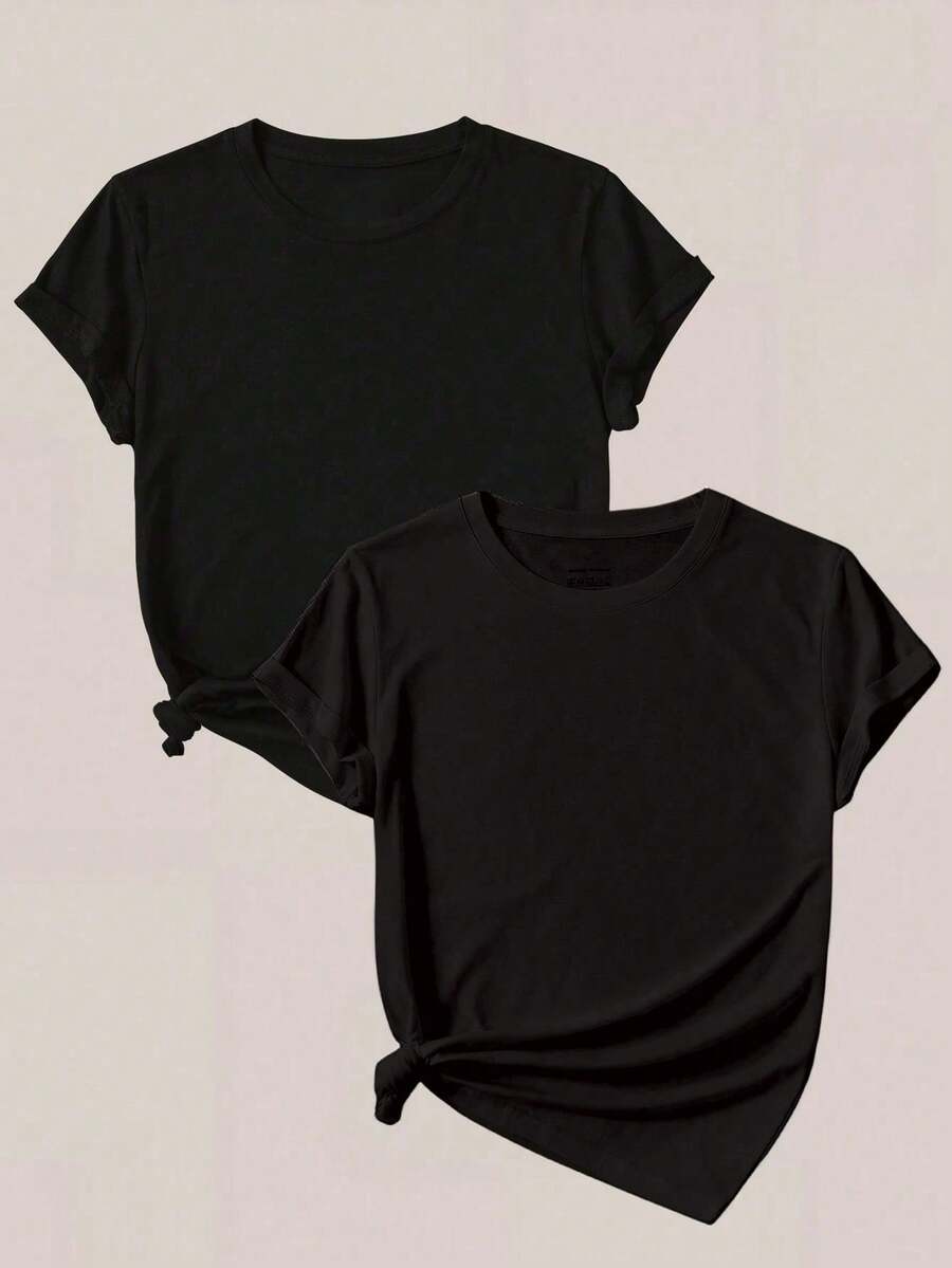 Women T-Shirts - Black - View 1