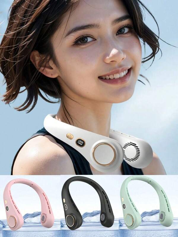 Portable Neck Fan, Quiet Neck Hanging Fan, For Office, Sports, Women, Men, Adults, Outdoor Use
