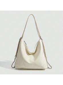 2025 年の女性向けのニッチなデザインのバッグ、新しいファッション、多用途、質感、大容量のトートバッグ、ショルダー クロスボディ バックパック - ピンク - チェックする 3