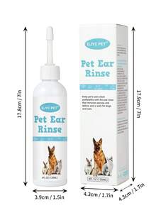 GJYC PET Pet Ear Care,  Ear Rinse And Cleaner For Dogs And Cats