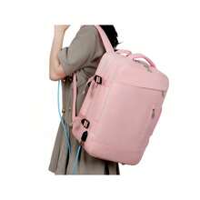 Viral Backpack Laptop Travel School Waterproof Executive Notebook Waterproof Tennis Storage-W01 - 玫瑰紅 - 查看 3