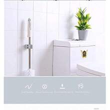 4Pcs Self Adhesive Mop Holder Broom Holder Wall Mounted White Mop And Broom Holder No Drill Wall Mounted Organizer Clip Wall Mount Broom Clips Broom Clips Without Drilling For Kitchen Bathroom