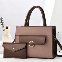 Women Shoulder Bags - 卡其 - 查看 1