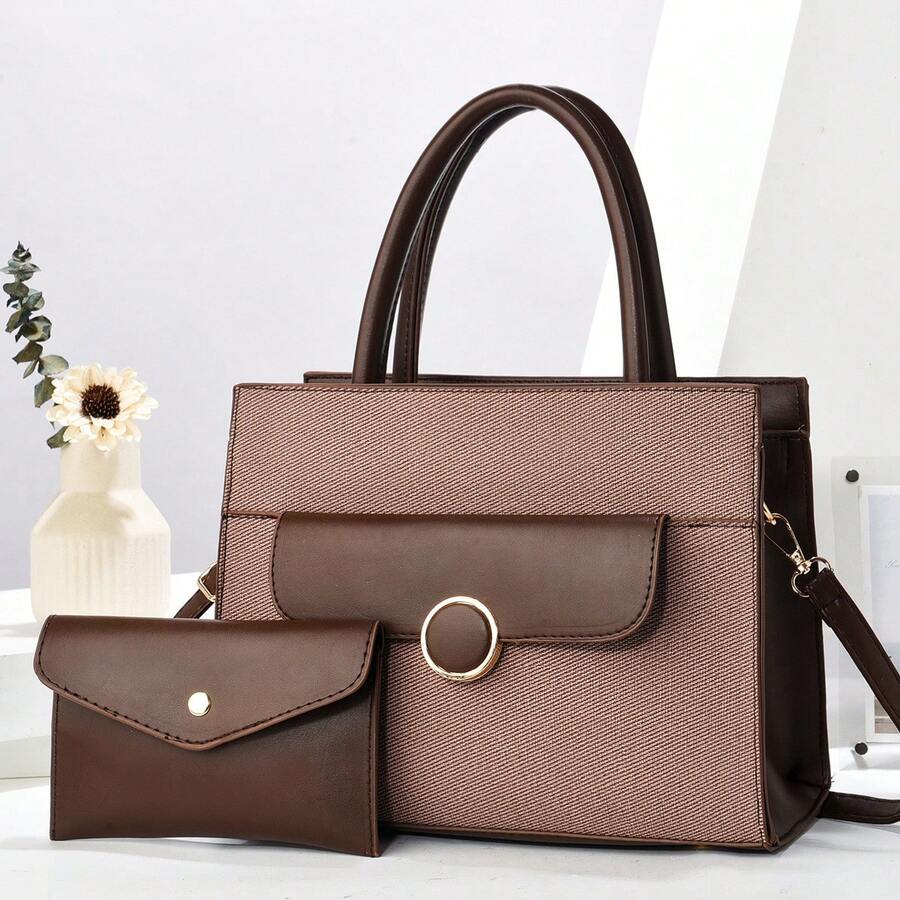 Women Shoulder Bags - 卡其 - 查看 1