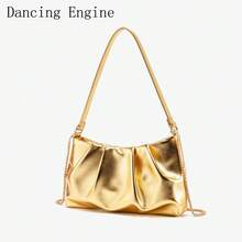 Dancing Engine Purses And Handbag Luxury Designer Shoulder Bags Pu Leather Evening Clutch Bag Purse Women's Bag - Gold - View 1