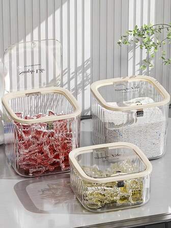 1/2 st förvaringslåda för tvättmedel, förvaringsburk med lock, förvaringslåda med stor kapacitet, tvättmedel/pulver, behållare för tvättkapsel, förvaring av rengöringsmedel, hushållsartiklar, lämplig för användning i tvättstugor, badrum, toaletter, badrumstillbehör.