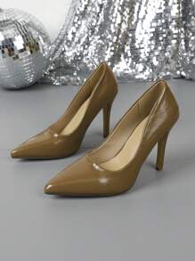 尖头高跟鞋时尚百搭细高跟低跟性感浅口鞋