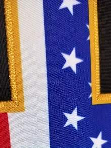 男式刺绣美式足球球衣 15 黑色休闲短袖 V 领 T 恤派对运动上衣