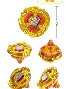 4D金属爆裂陀螺玩具，减压玩具，可旋转，生日/复活节礼物，完美礼物，玩具