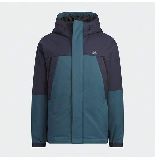 Adidas Nueva chaqueta deportiva de plumón holgada, cálida y resistente al viento para hombre.