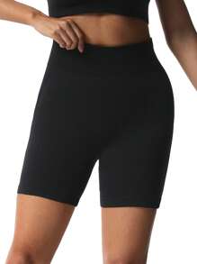 TNTOR Plus Size Women's Elastic Yoga Shorts, High Waisted, Squat-Proof, Tummy Control, Suitable For Workout, Exercise, Cycling, Compression Shorts For Fitness Enthusiasts