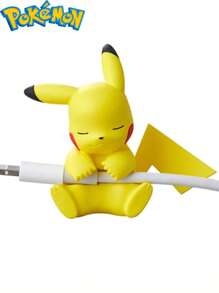 pokemon Pikachu Data Cable Decoration, Birthday Gift Toy, Pikachu, Handmade Set, USB Charging Protective Cover Creative Toy, Is An Ideal Gift For Enthusiasts, Party Lovers And Collectors, Suitable For Birthday Party Decoration. Features: Can Be Given As An Ideal Gift, A Must-Have In Summer, Suitable For Summer Parties, Birthday Parties, Christmas,