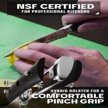 Dalstrong Paring Knife - 35 Inch - Gladiator Series Elite - Forged High-Carbon German Steel - Black G10 Handle - Sheath Included - Razor Sharp Kitchen Knife - Cooking Chef Knife - NSF Certified - Serrated Paring Knife - View 4