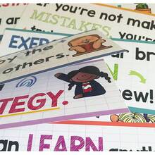 Lachilly Conjunto de cartas de reglas del aula, saludos de la mañana y tablero de anuncios de mentalidad de crecimiento para decoraciones del aula, gráfico de comportamiento y educación para niños de vuelta a la escuela, suministros para maestros, decoración del aula para homeschool, recursos del aula para homeschool, juguetes educativos - Multicolor - Ver 11