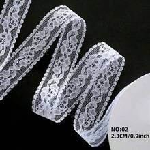 1Roll/10Meters 1.57inch/4cm White Lace Trim Fabric Ribbon Craft DIY Lace Sewing Handmade Embroidery Home Accessories - White - View 21