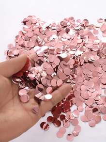 Round Pink/Blue Confetti Baby Girl/Boy Reveals Props Baby Party Birthday Party Holiday Wedding Throwing Confetti Party Atmosphere Props - Multicolor - View 8