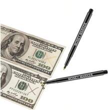 1pc Portable Waterproof Counterfeit Detector Pen, Mini Handheld Counterfeit Bill Checker, Waterproof Pen For Identifying Authenticity Of Important Items,For School Supplies,Back To School