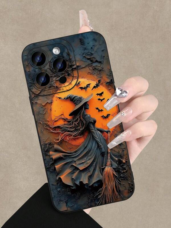 1 pezzo Batoon a forma di stella rossa stampata con tema 2D, minimalista di alta qualità per il Medio Oriente, adatta come regalo di compleanno/festività per anziani, patatine fritte, famiglia, couple, te stesso, custodia morbida opaca nera antipolvere e impermeabile compatibile con 16/15/14/12 Pro/ProMax/X/R/SSM/7/PL8/US