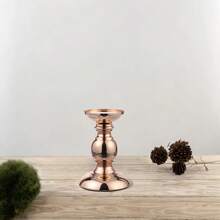 1 Pc/1 Set Of Luxury Metal Candle Holder/Candlestick Holders, Windproof Candle Holder With Windshield, Ivory Scented Candle For Nordic Retro Style Romantic Table Decoration, Candlelight Dinner Props, Coffee Table Living Room Table Decoration, Tree Candle Decoration Candle Holder, Outdoor Garden Decoration, Office Table Decoration,