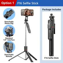 TOKQI 66.92-Inch Smartphone Selfie Stick Tripod – Telescopic Travel Tripod With Stabilized Handle & 360° Panoramic Shooting, Wireless Remote & Detachable Phone Holder, Compatible With GoPro/Camera/Smartphone/Android Pro MAX For Travel, Vlogging, Video & Photo - Black - View 13