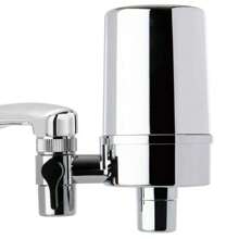 Faucet Mount Water Filtration System, Chrome Finish – Practical Kitchen Accessory From The DF2 Series, Designed For Faucet Mount Installation, Suitable For Filtering Up To 500 Gallons Of Water For Daily Use, Crafted With A Chrome Finish To Complement Kitchen Decor, Fits Standard Faucet Setups, Easy To Install And Operate, Ideal For Home Kitchens To Meet Regular Water Needs