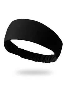 Hair Wrap Women Sweatband Solid Color Casual Polyester Sports Headband, Sweat Absorbent For Running, Basketball, Yoga, Fitness, Headwear For Women And Men Hair Accessories Fashion Hair Band Autumn Accessories - Multicolor - View 8