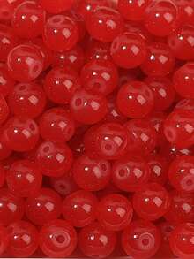 100 件 8 毫米彩色玻璃珠，仿玉材料，玻璃圆珠，适用于手工 DIY 手链、项链、珠宝配饰 - 彩色 - 查看 13