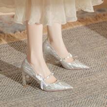 Women Pumps - 香檳色[6公分] - 查看 3