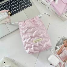 1个可爱绗缝相机包，CCD收纳包，相机包，耳机收纳包，多功能收纳包，材质柔软，防摔防尘，小巧便携，适合存放黑卡相机，简约便携，防摔防刮，多用途户外使用，相机配件旅行必备，邮轮必备，宿舍必备，生日礼物，伴娘礼物，母亲节礼物，教师节礼物，情人节礼物 - 彩色 - 查看 12